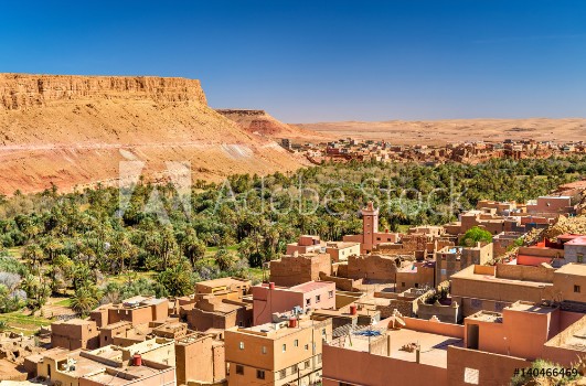 Picture of Panorama of Tinghir city in Morocco